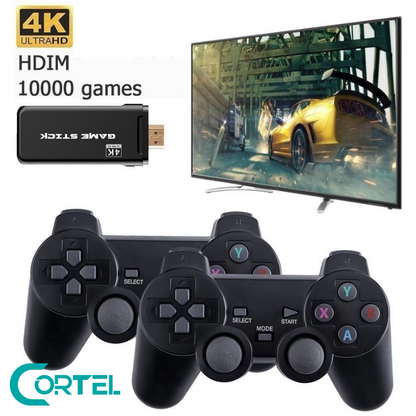 Kit 10 Mil Videojuegos Clásicos + 2 Consolas Inalámbricas