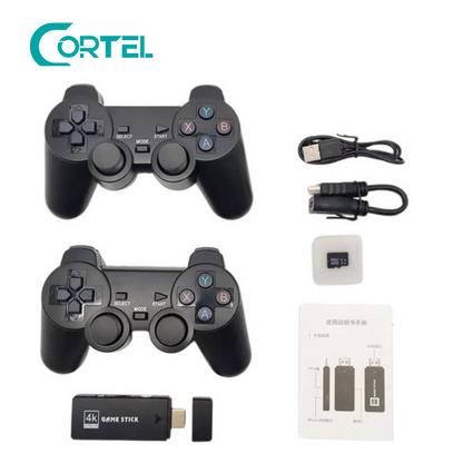 Kit 10 Mil Videojuegos Clásicos + 2 Consolas Inalámbricas